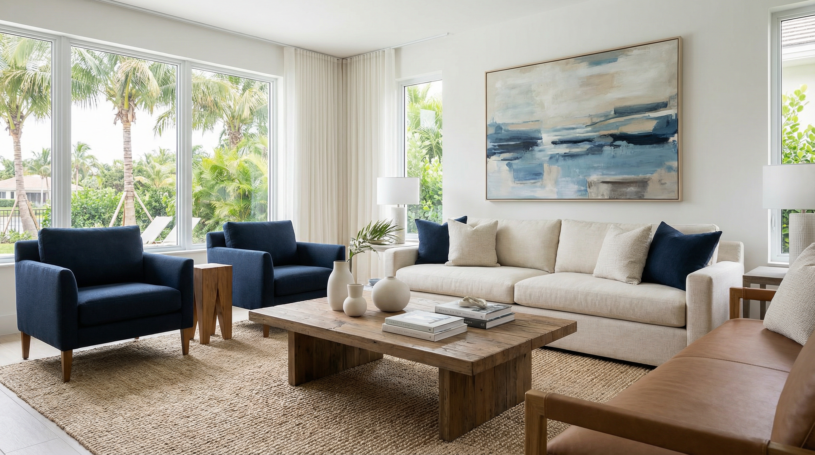 Staged Living Room